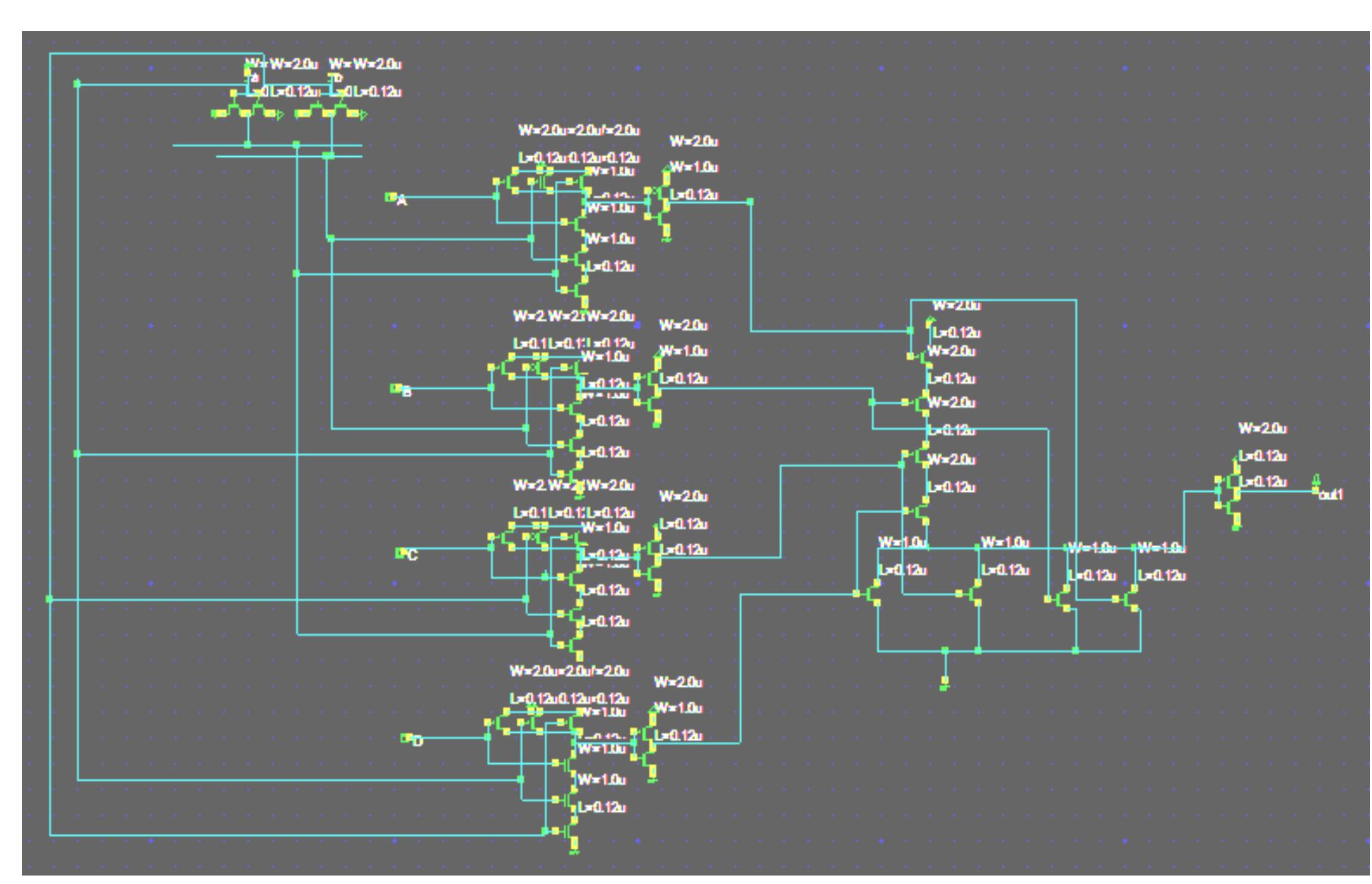 Figure 1 - from Design and Simulation of a 4:1 Multiplexer