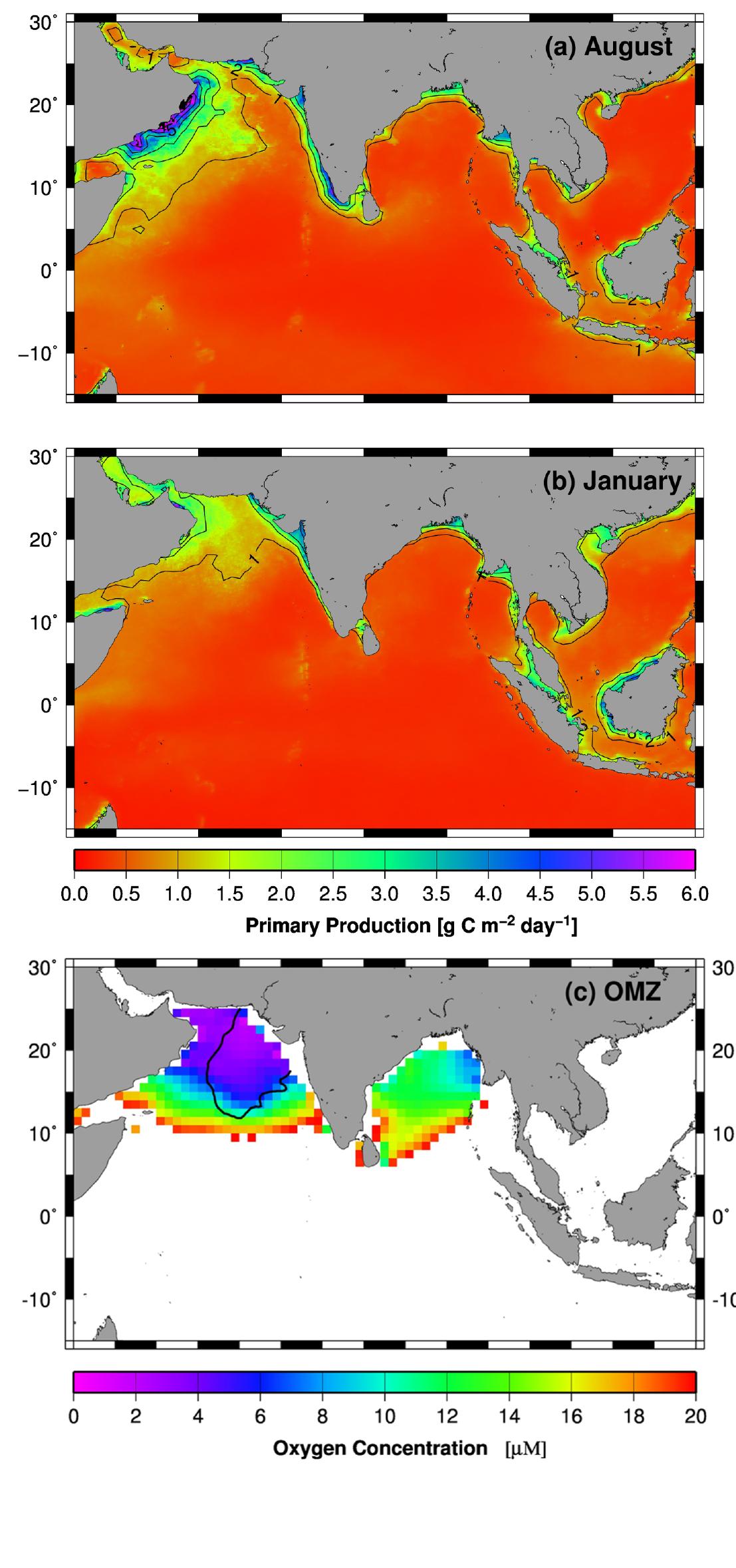 O2 Zone Purulia Figure 9 - from Present, past, and future of the oxygen