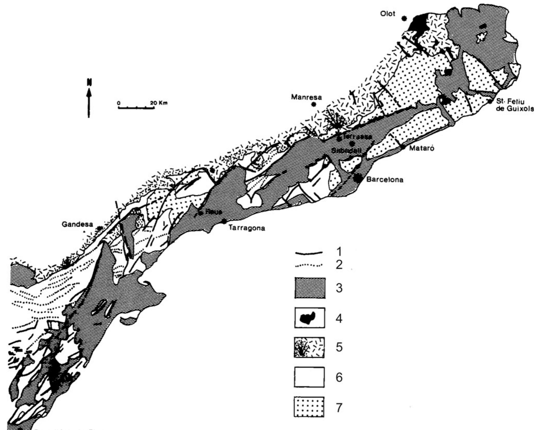 3. tectonic map of the mediterranean system. modified from