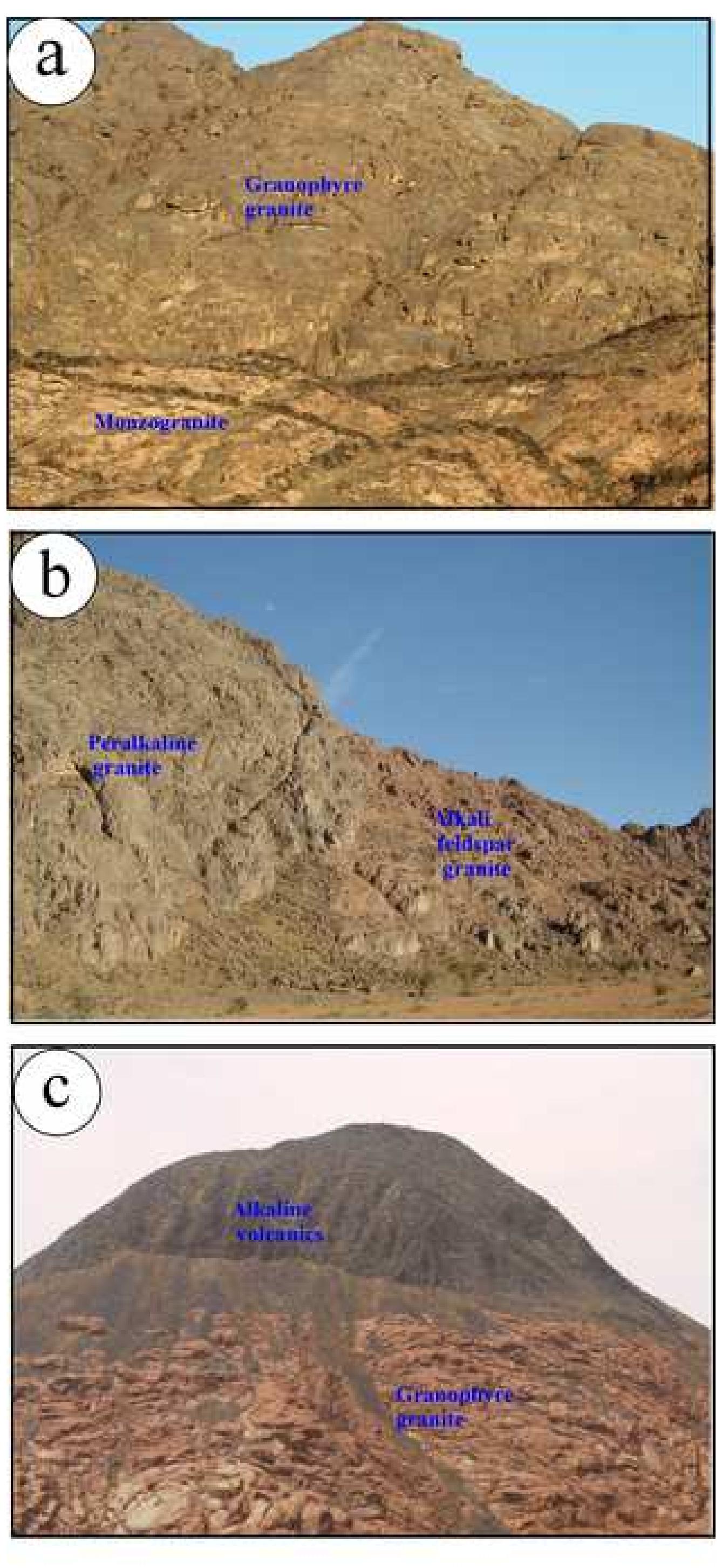 Figure 3 - Post-collisional Rare metal-bearing Granites in