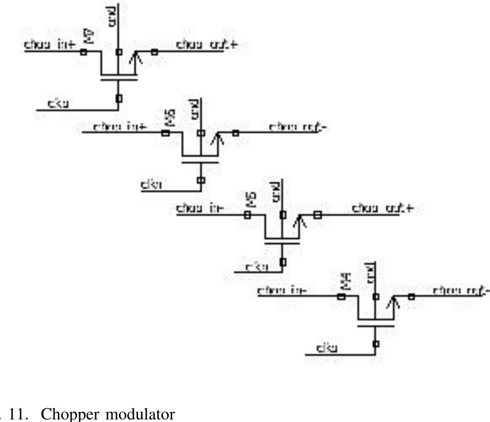 Chopper Modulation Block diagram of the acquisition system