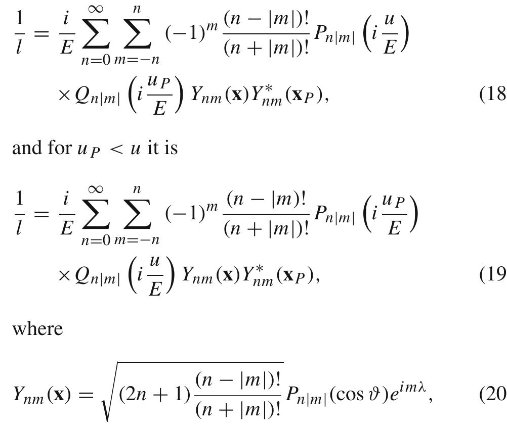 (PDF) On the spherical and spheroidal harmonic expansion of the ...