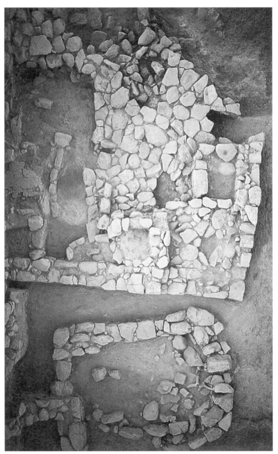 Fig. 2. Early Chalcolithic structures (17J, 17K) at Tepecik- Ciftlik (E. Bicakc1). 