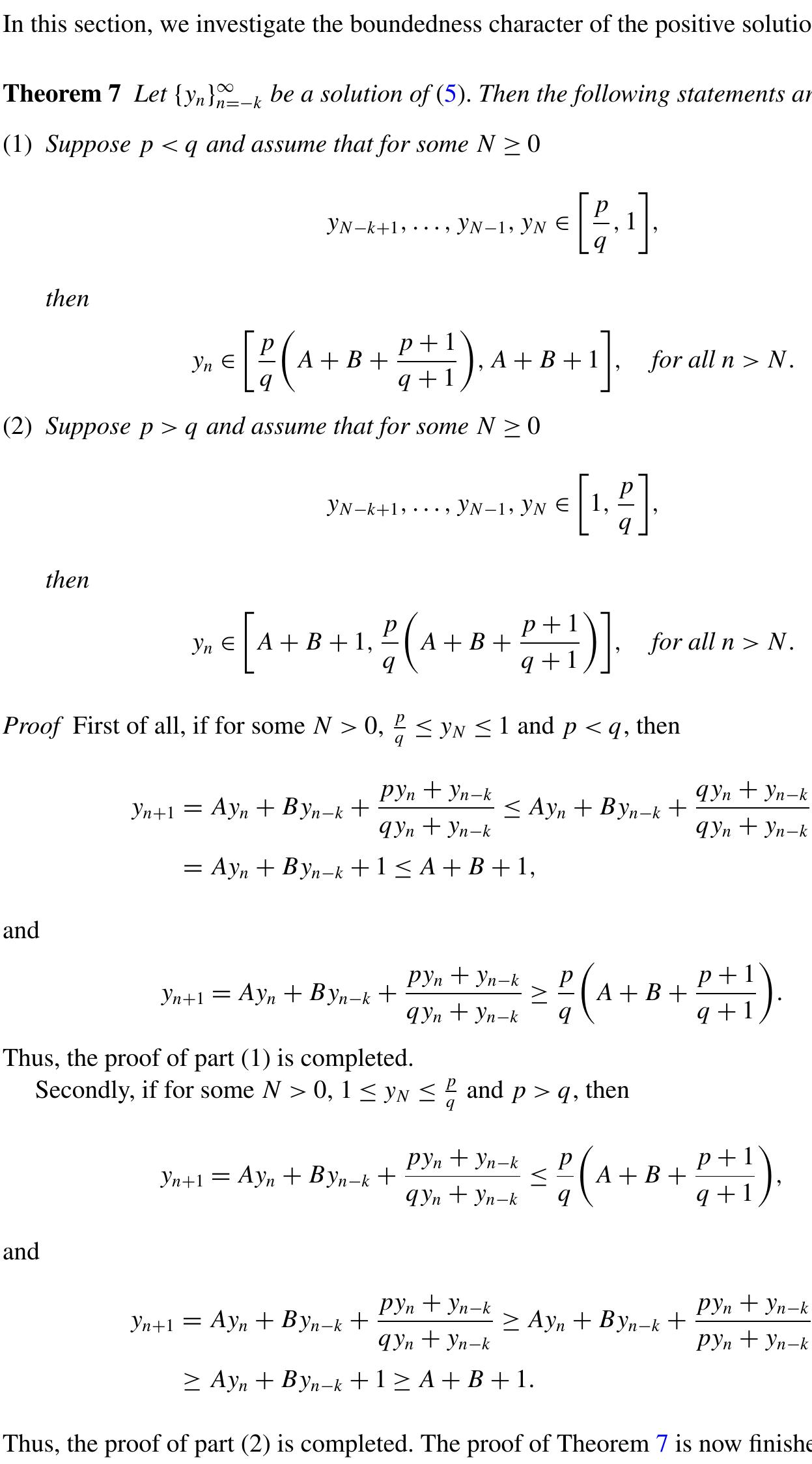 (PDF) On the Rational Recursive Sequence $x_{n+1}=Ax_{n}+Bx_{n-k}+\frac ...