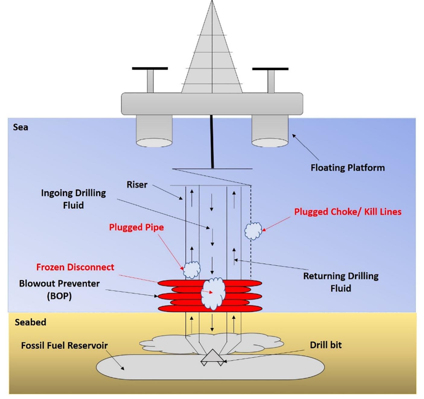 Schematic diagram of the setup used for natural gas hydrate