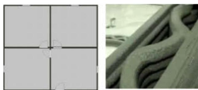 A- floor plan / b- wall section layout (hewitt 2010) * a