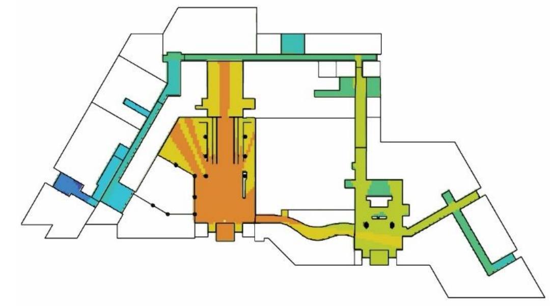 Fig 9. Step Depth Analysis of Spatial Adaptation (Researchers)  Fig 8. Visibility Analysis of Spatial Adaptation (Researchers) 