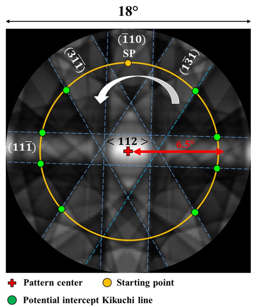 Figure 1 - Rotational-Electron Channeling Contrast Imaging