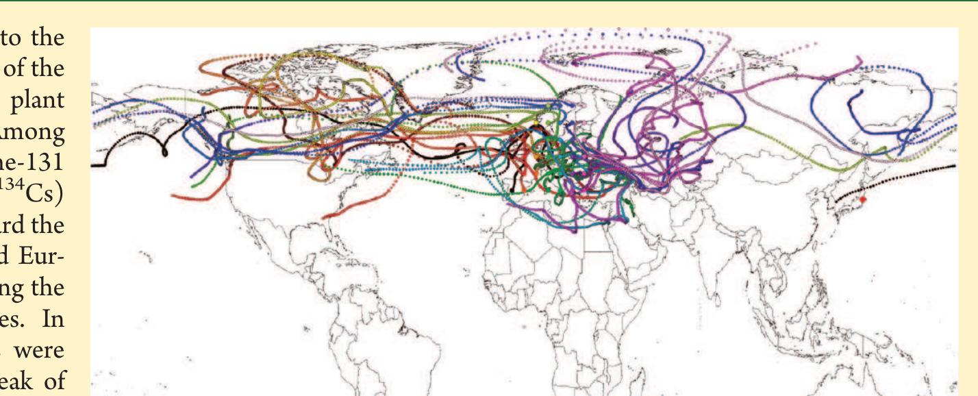 Figure 2 - from Tracking of Airborne Radionuclides from the