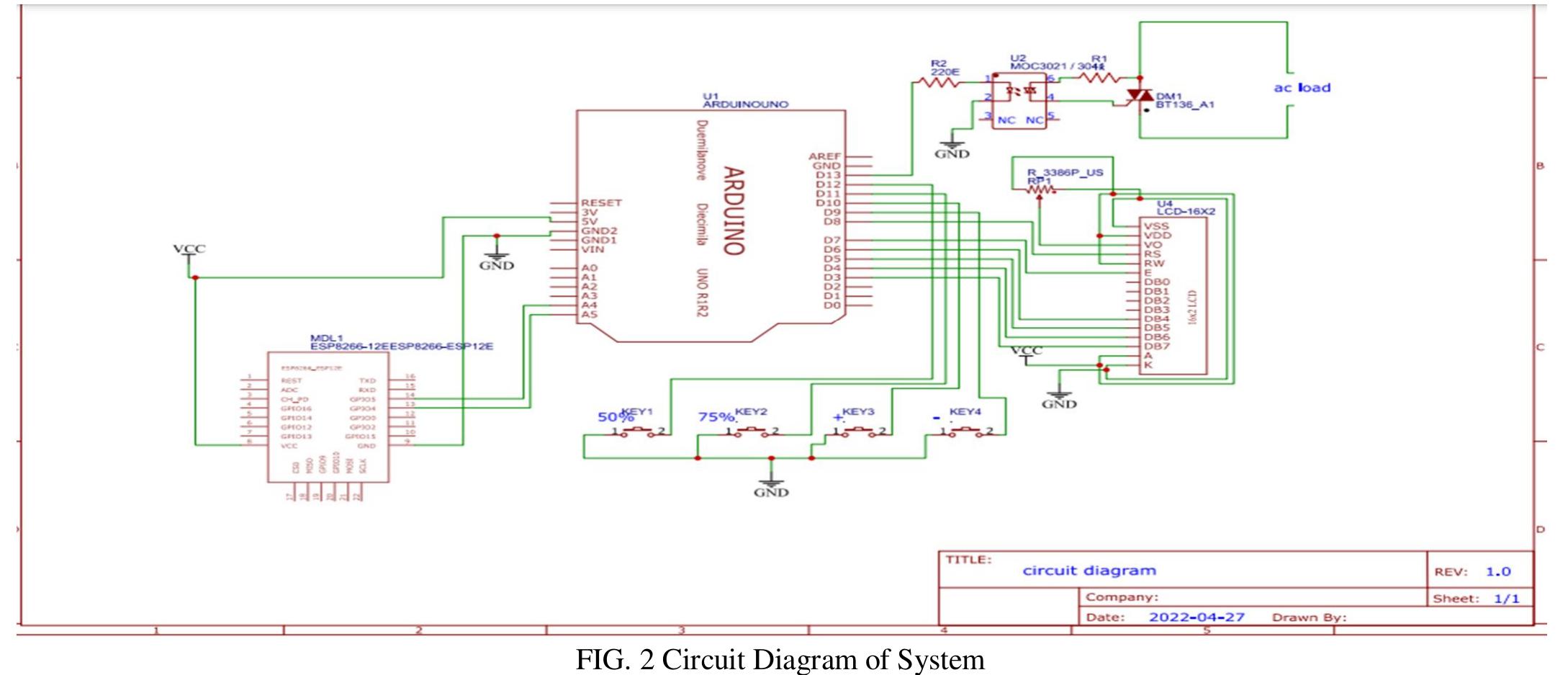 Above figure 2 shows the schematic circuit diagram