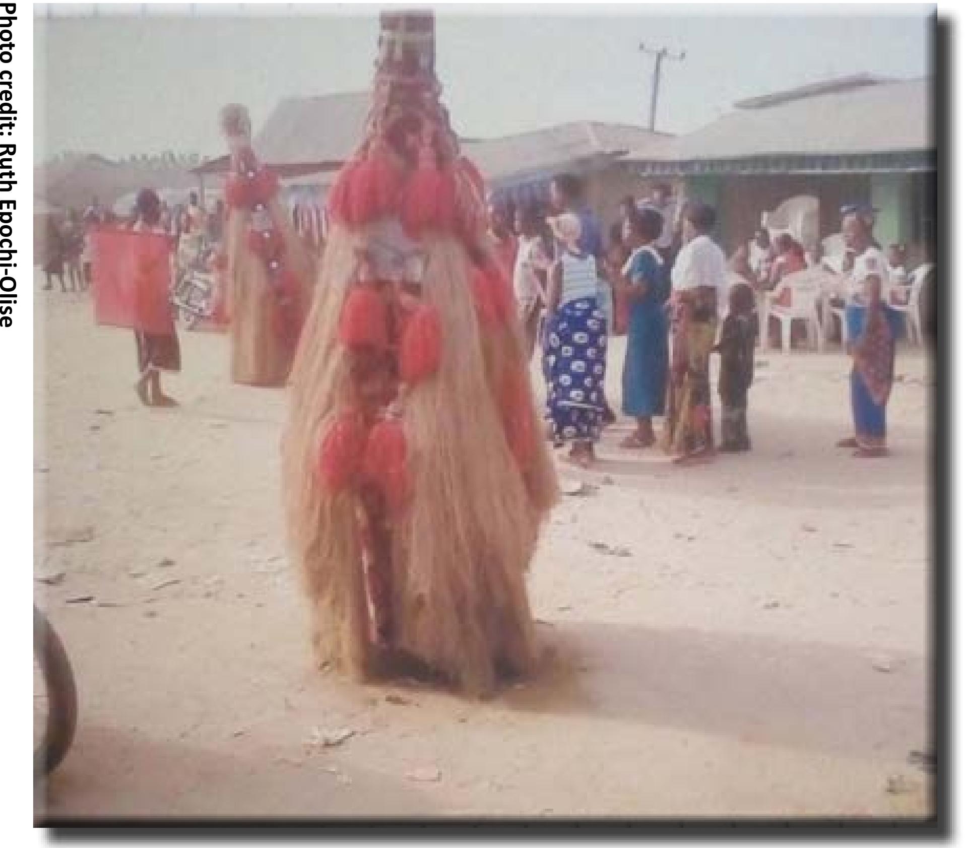 Figure 3b. Mmanwu Ashaka Performing in pairs 