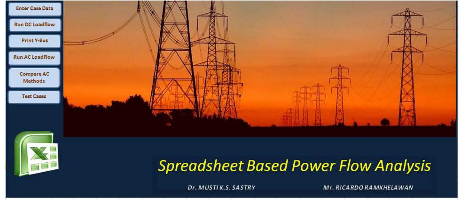 (PDF) Power System Load Flow Analysis using Microsoft Excel