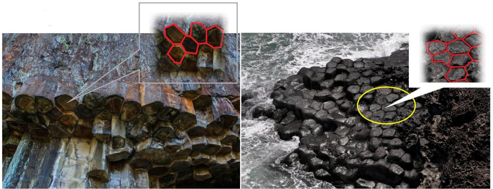 (PDF) Formation mechanism of hexagonal structure of basalt columnar ...