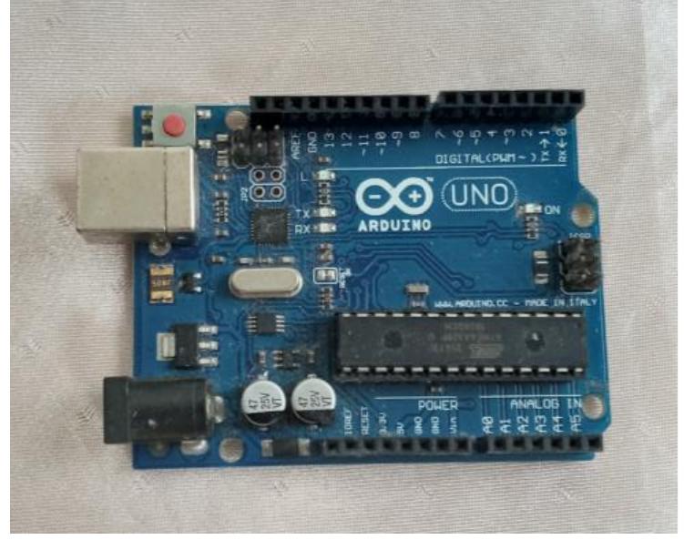 Arduino uno r3 board used in research. arduino uno is an
