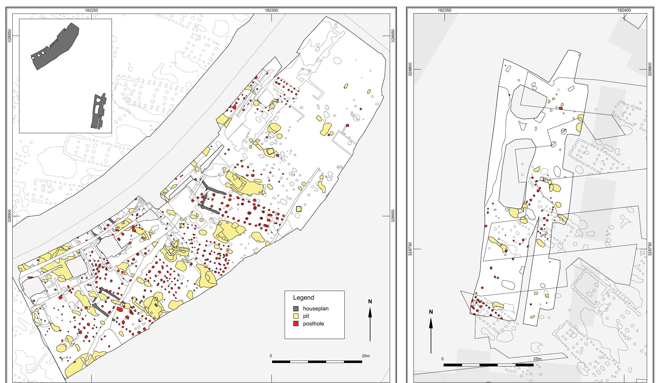 Fig. 5.6 Additions to the LBK settlement for the campaigns 2006-2015 (source: Van Wijk & Porreij-Lyklema 2015, Fig. 7.1). 