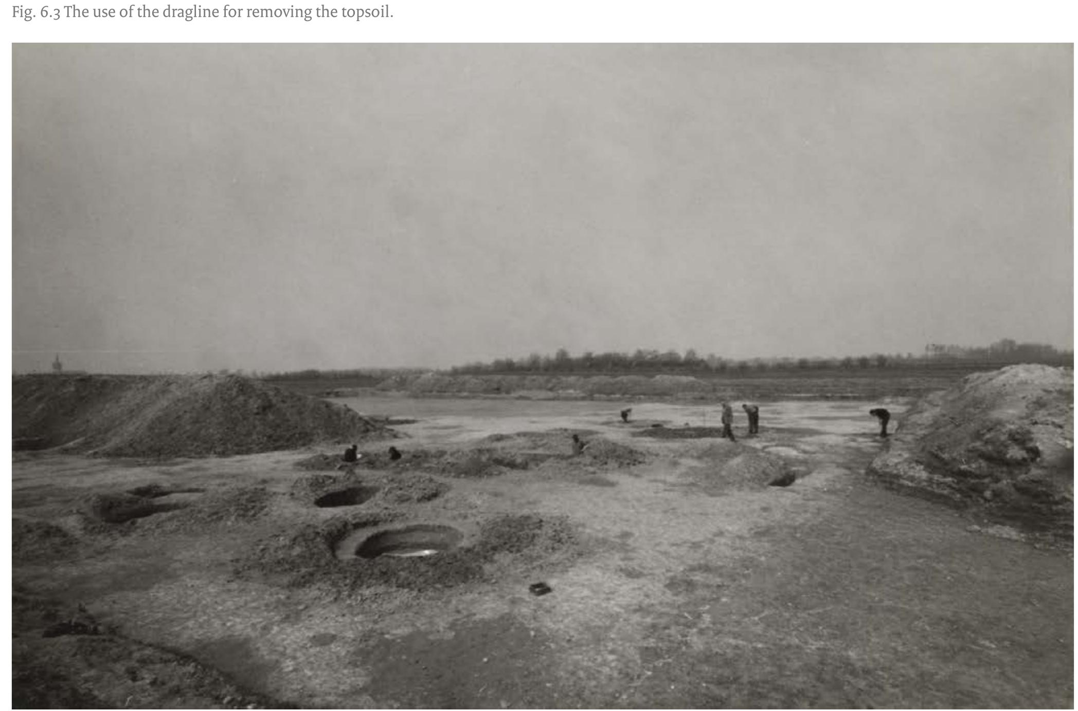 Fig. 6.4 Overview of the excavation in 1966. 