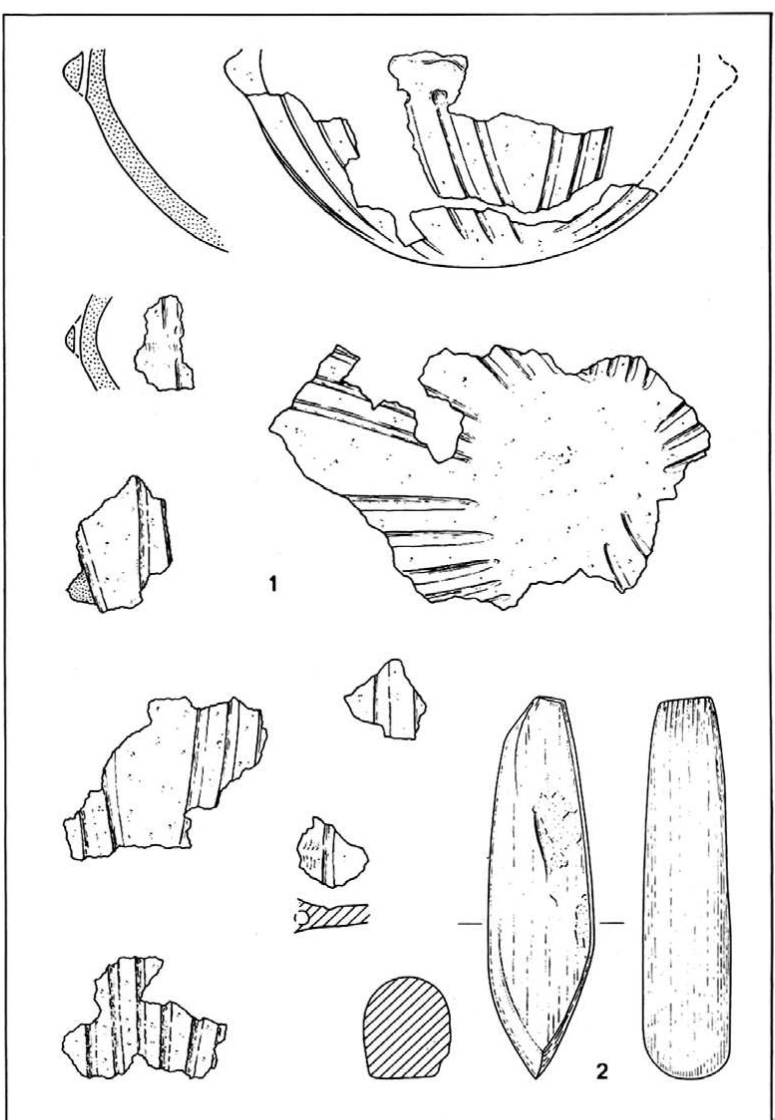 Fig. I.2 Finds from grave 50 (source: Vromen 1982, figure 3). 