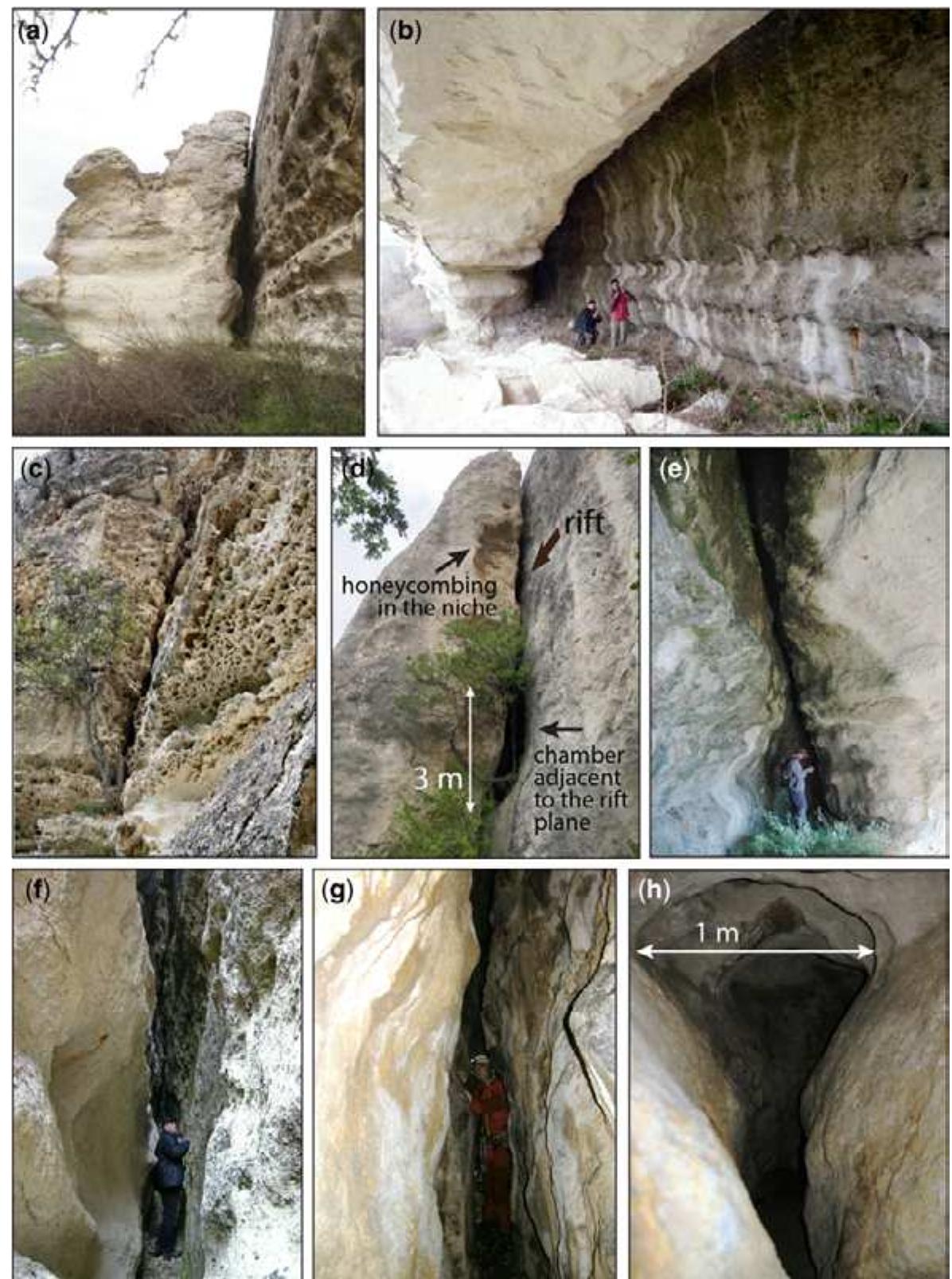 Purple Planar Rift (PDF) Tafoni and honeycomb structures as indicators of ascending fluid ...