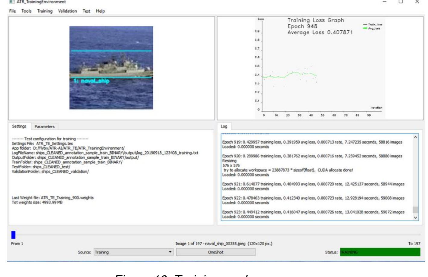 Figure 10 - Real-Time target detection in maritime scenarios