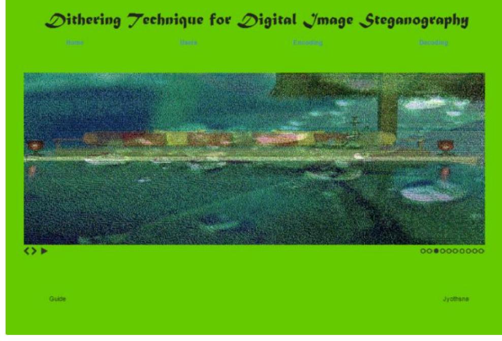(PDF) Dithering Technique for Digital Image Steganography