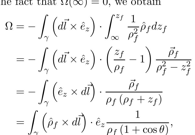 Where @ is the angle shown in fig. 3. because we have