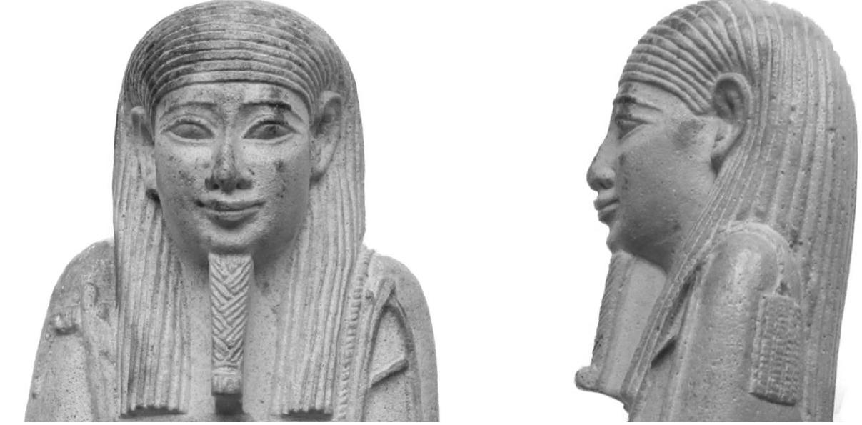The shabti in manchester museum (acc. no. 11107) for ahmose