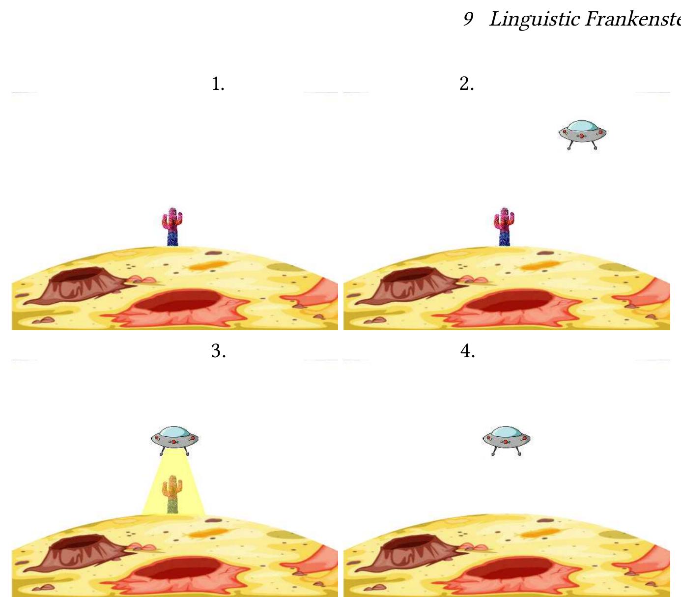 Figure 2: Fragments from one of the video clips. 