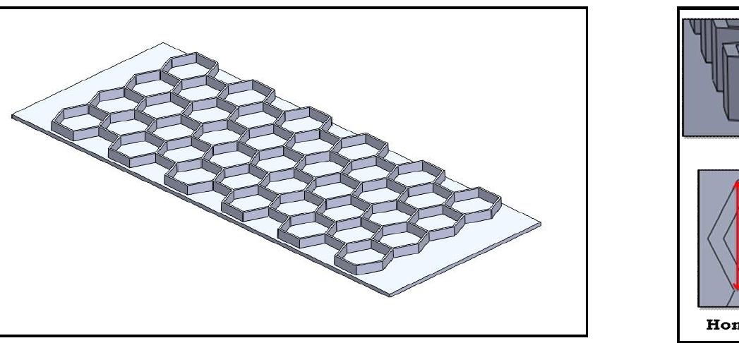 Curved Ribs Design Thin walled part with honeycomb ribs. ribs design guidelines