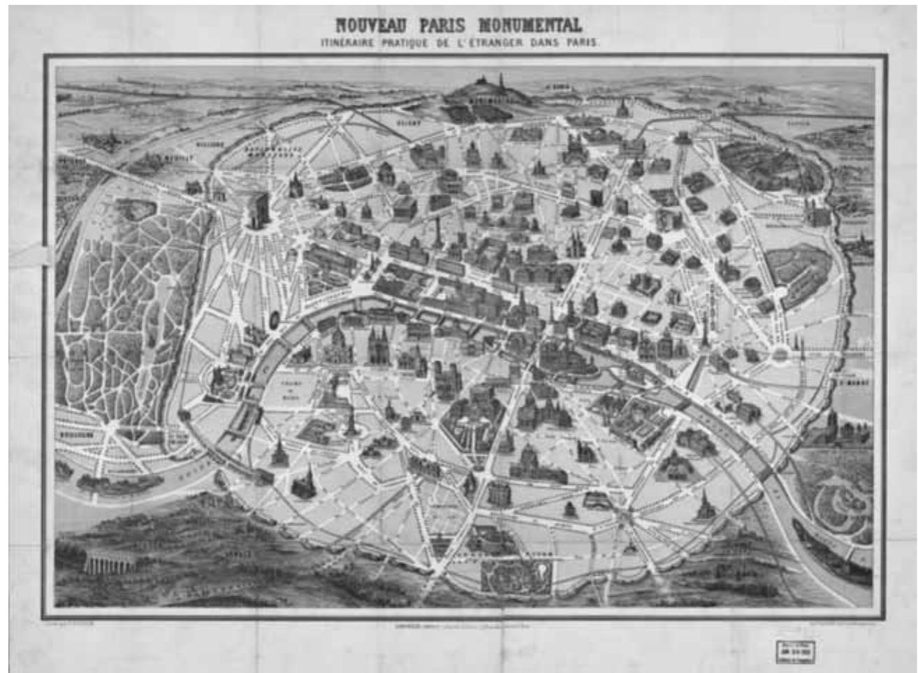 Plate 1: “Nouveau Paris monumental: itinéraire pratique de l’étranger dans Paris” (Paris: Garnier fréres, [ca. 1878]). 