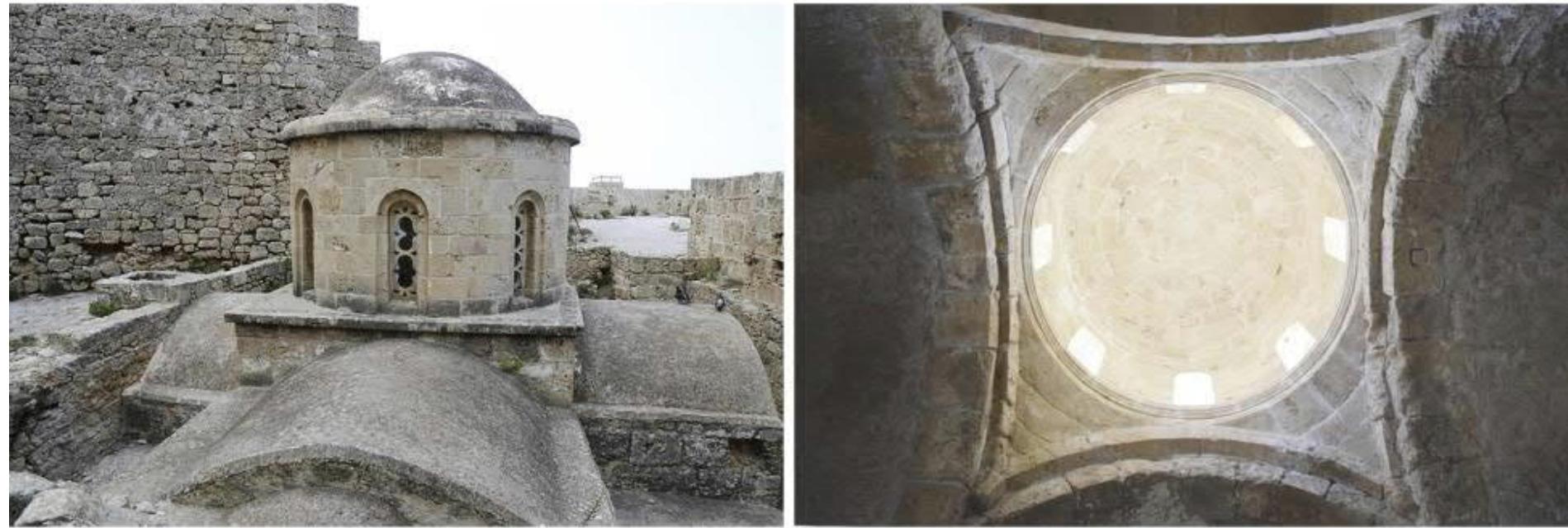 (a little chapel with a byzantine plan and a dome in the