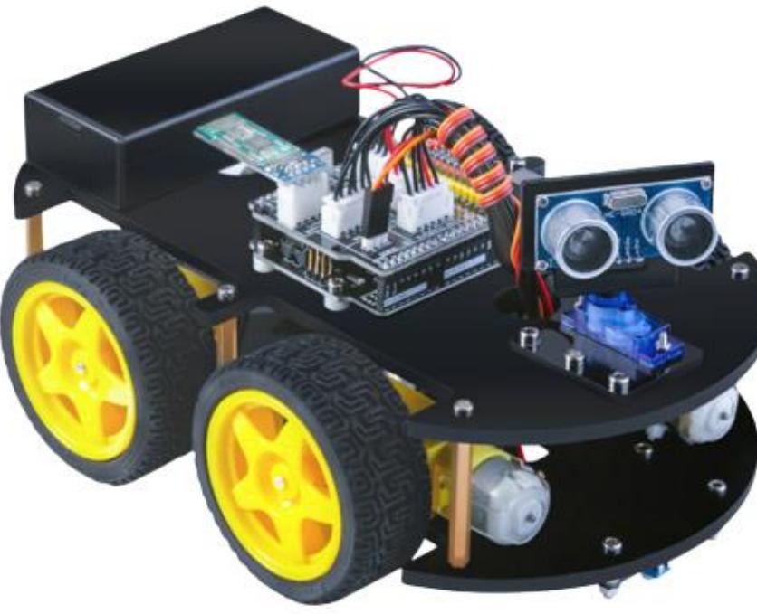 Figure 14 - Voice Controlled Robotic Car using Arduino