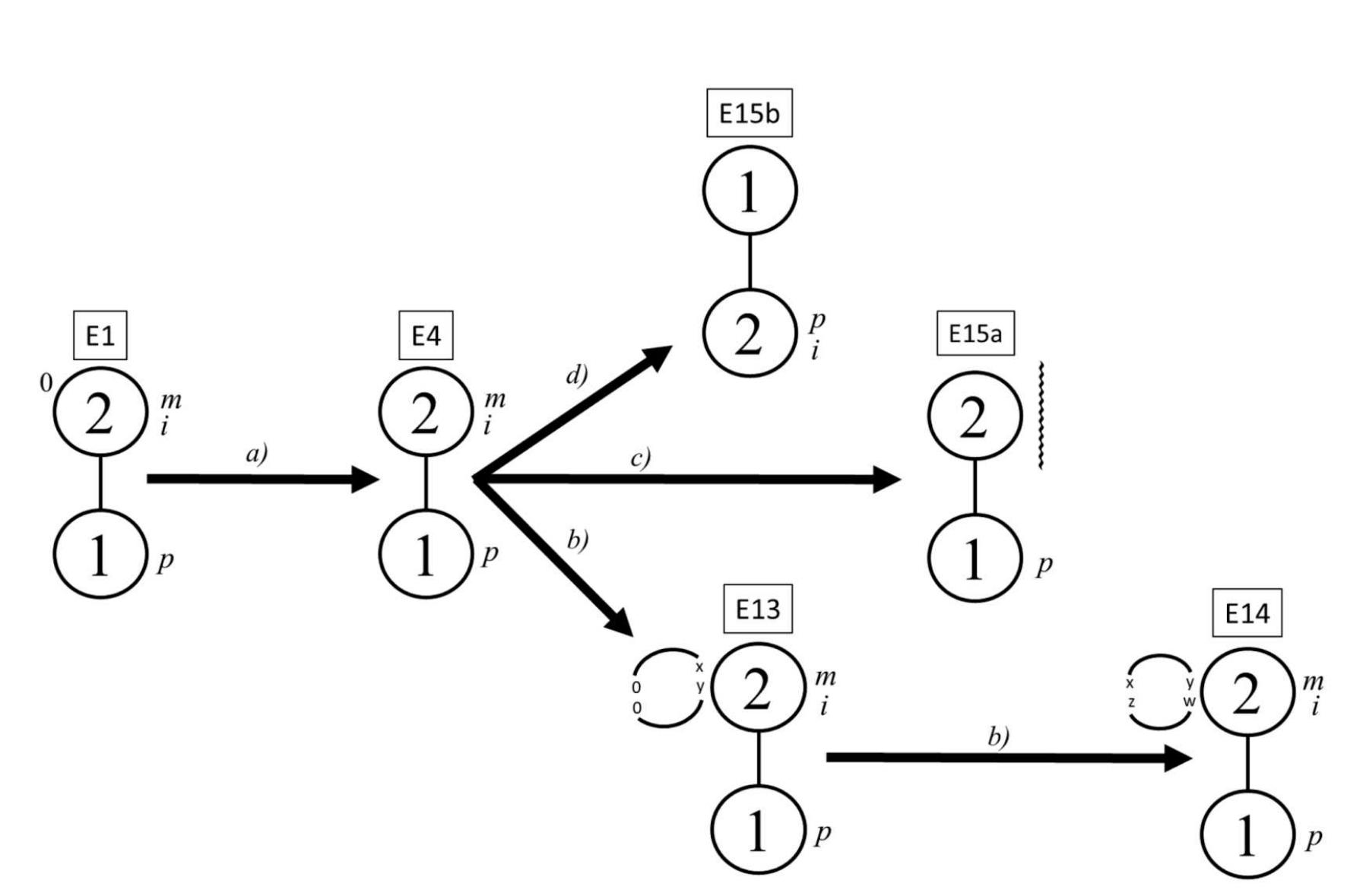 A) etude no. 1, excerpt with partitions (1) and (1.2) ([3],