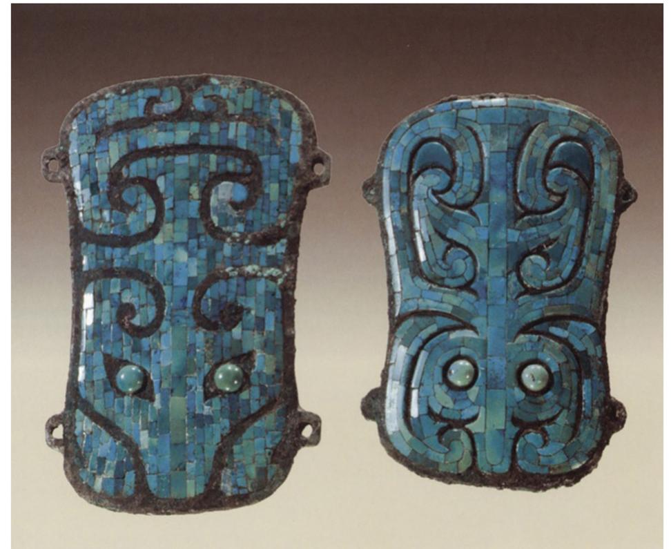 with existing Chinese designs and image systems. For example, a mold for a bell exhibiting the symmetrical animal-mask motif, often referred to as “taotie,” was discovered at the famous Houma foundry established by the State of Jin in the sixth century B.c.£. (Figure 15). At this site associated with several generations of ancient Chinese patrons, archaeologists man- aged to unearth hundreds of pattern blocks and decorative clay models ike the example shown in Figure 15.45 Chinese artisans were clearly com- fortable with conceptual designs rooted in unfinished, stylized, abbrevi- ated, and metonymically rendered bodies, and their logical modularity was only further enhanced by the underlying principles of the piece-mold technique. It is thus unsurprising that bronze casters like the deceased from Beikangcun specialized in catering to the tastes of both Chinese and steppe customers: an experienced caster would have found it easy to transition from gold to bronze (and vice versa), and he would have also understood the loosely shared zoomorphism which he could then trans- ate into what he was already comfortable with in his own skillset. Nat- urally, the artisan was fulfilling the demands of two very different types of clients, whose understanding of zoomorphism was perhaps different but not necessarily unrelated—the Chinese visual corpus was, after all,  