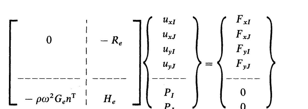 Interface Matrix Structure (PDF) A new acoustic interface element for fluid-structure interaction ...