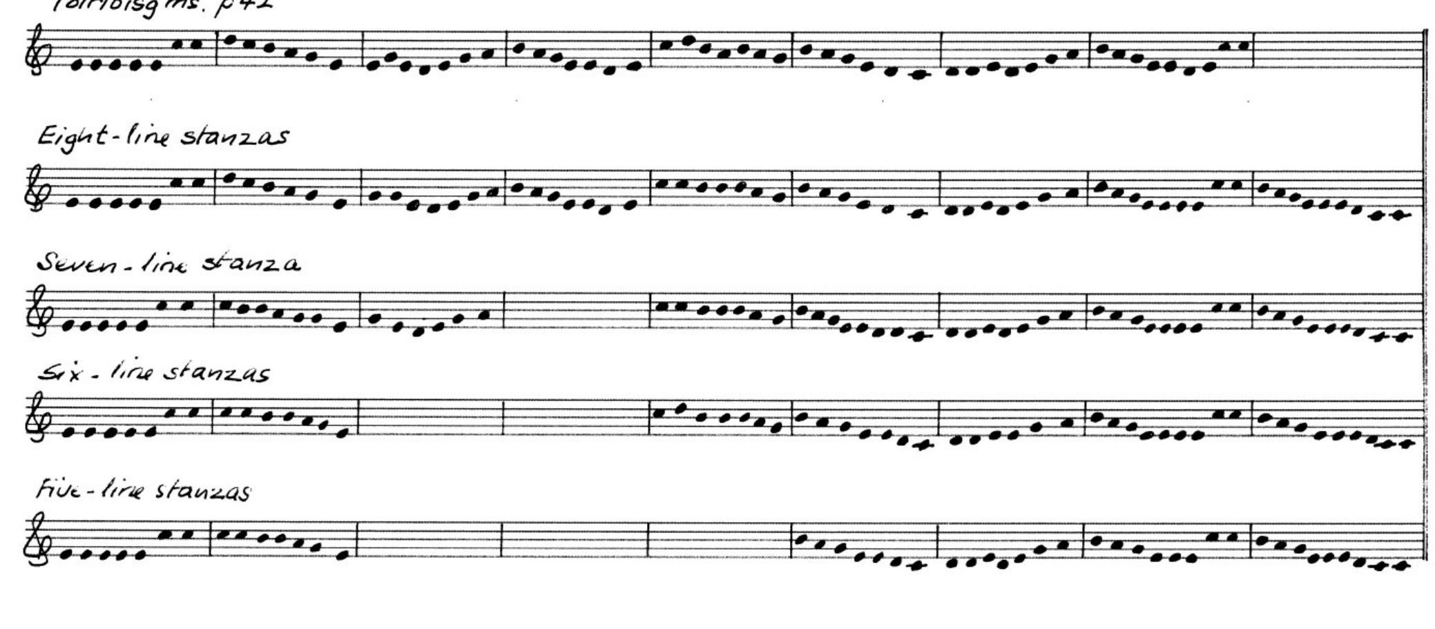 Strophic In Music In adapting this music to his purposes, matheson has