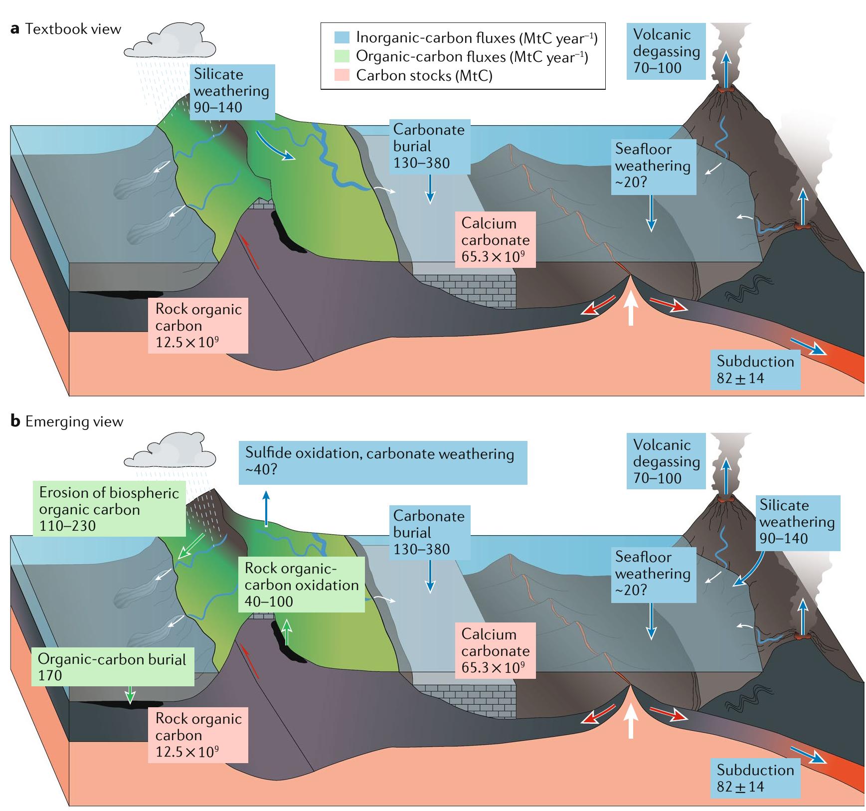 Figure 1 - from Mountains, erosion and the carbon cycle