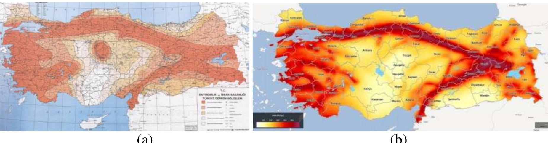 Turkey Seismic Code A) current seismic risk map of turkey [ministry of public