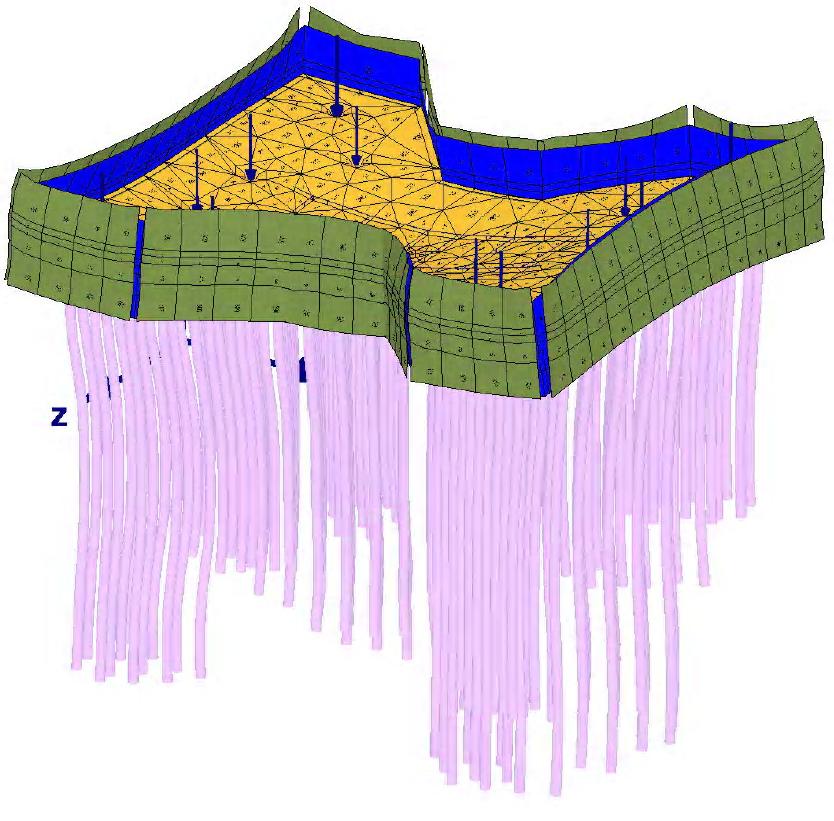 Figure 12 - Piled Raft Foundations for Tall Buildings