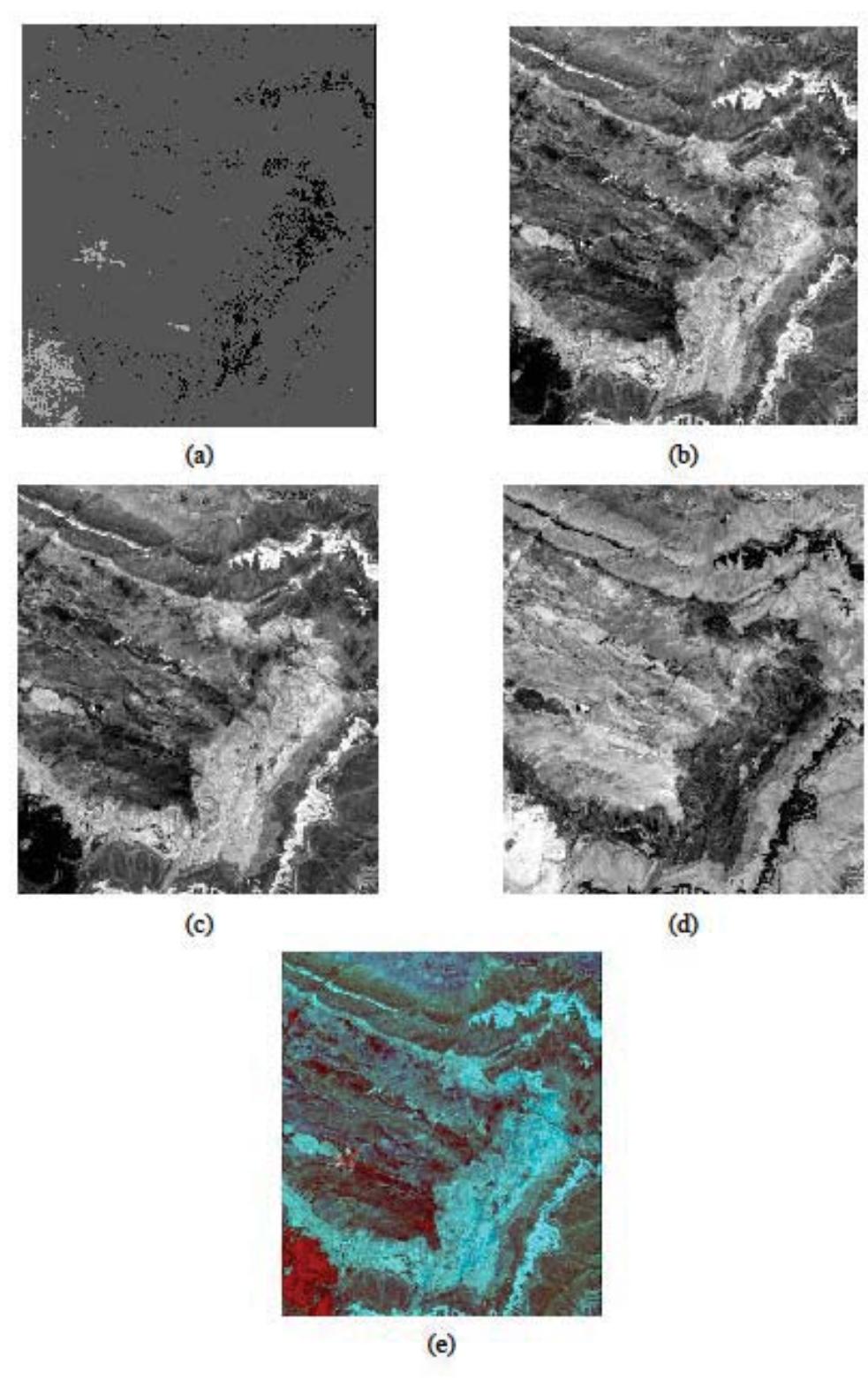 Neo-channels are composites of the initial bands of a satellite image; they are the result of the arithmetic operations of the original bands. 