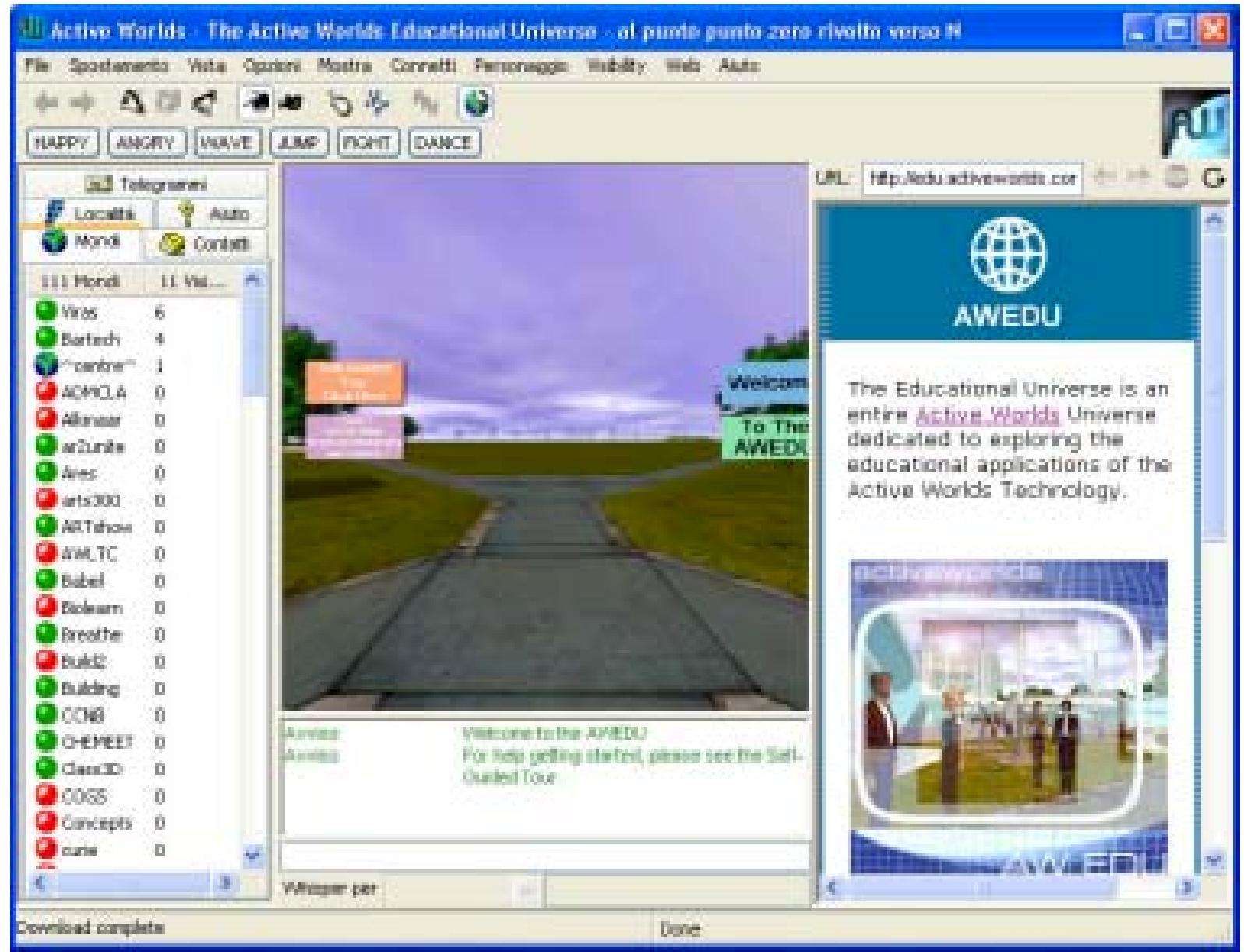 Awedu (PDF) Virtual Worlds : An Emerging Technology for Traditional and ...