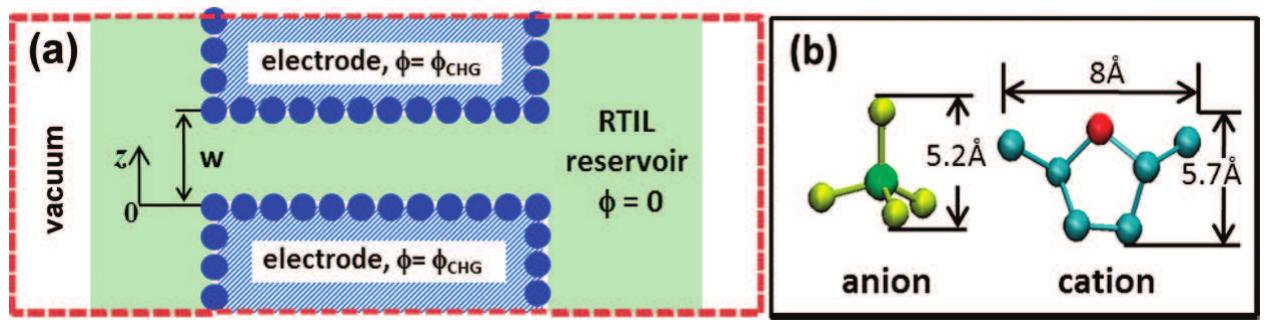 (a) a schematic of the simulation system featuring a