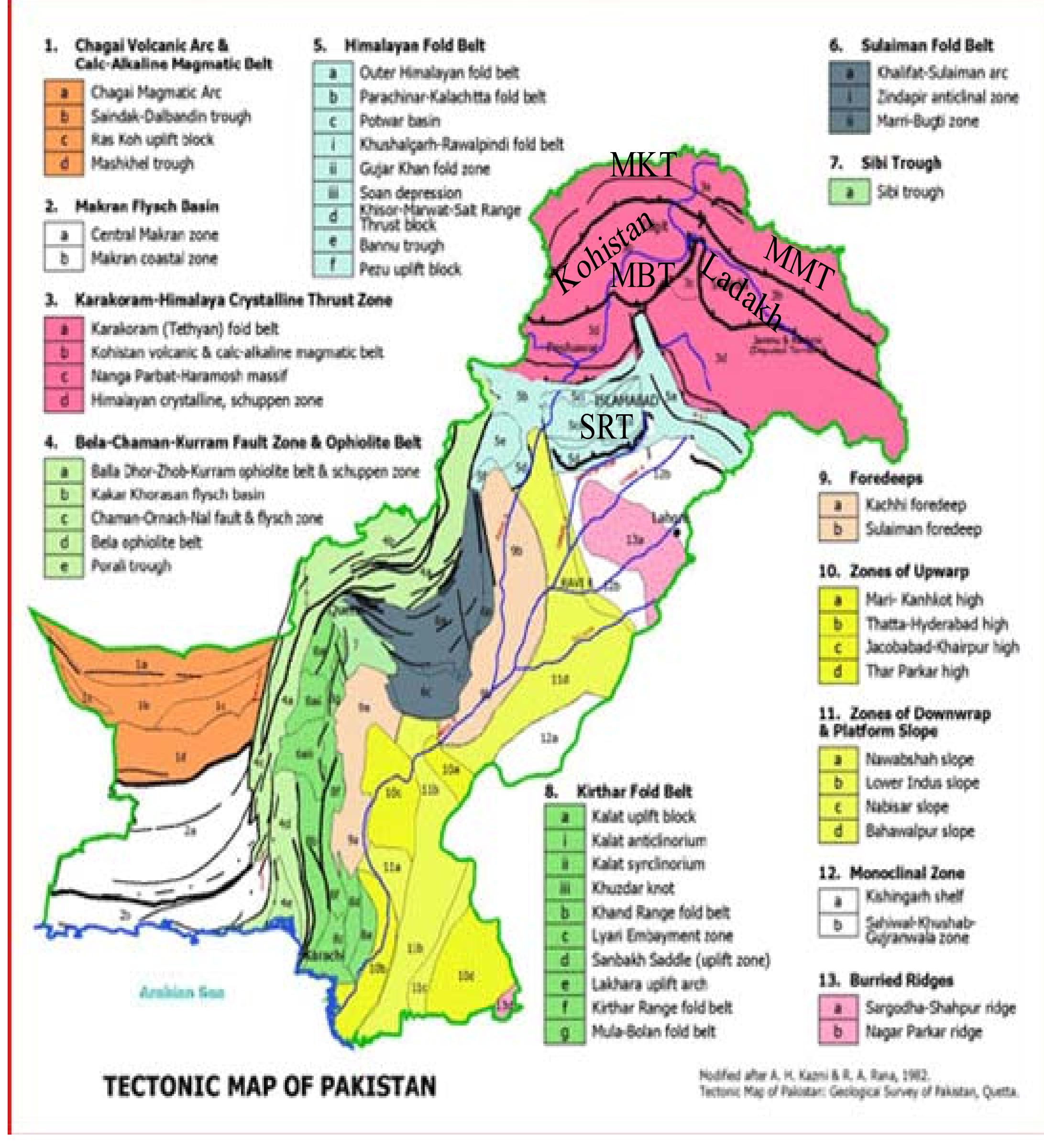 Figure 1 - from Geotechnical Aspects of Recent Pakistan