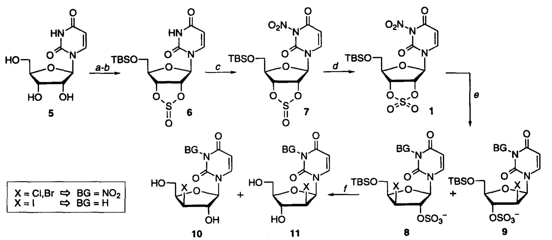 Upot (PDF) Cyclic sulfates as synthetic equivalents of α-epoxynucleosides