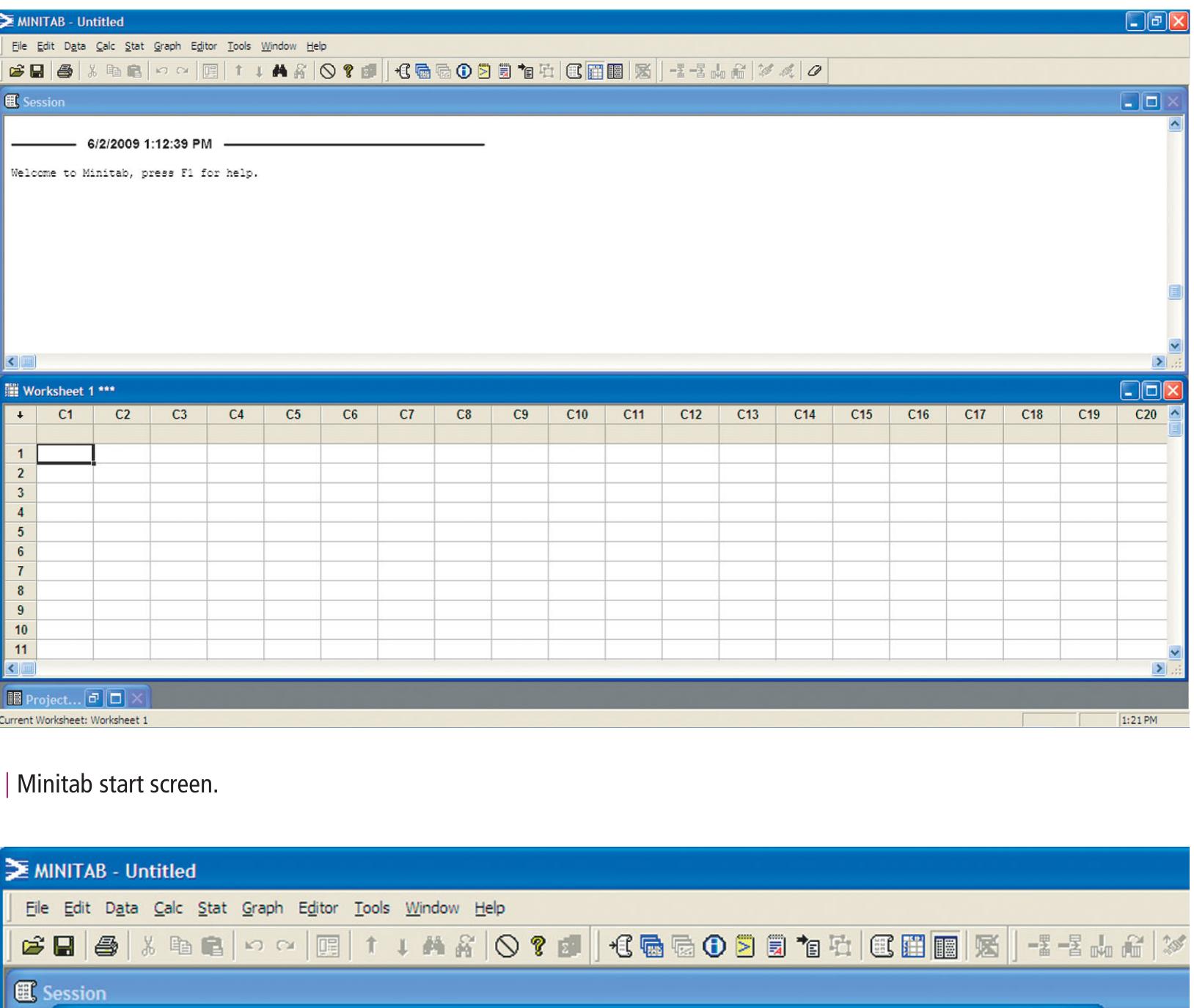 Mini Tab Interface (PDF) Minitab