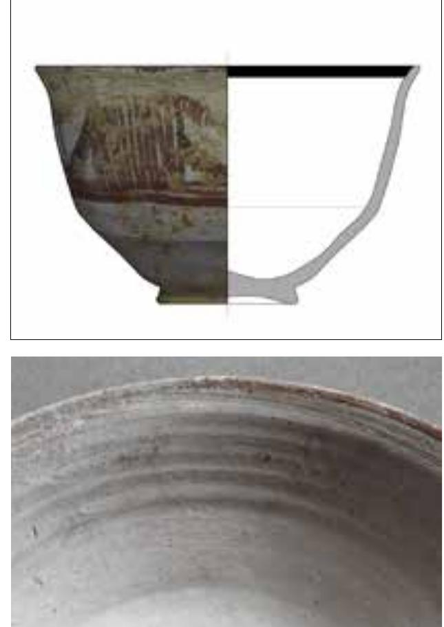 Conical bowl  Southwestern Baluchistan (?) 2800-2600 BCE (fine Dasht/Emir IIIb) Earthenware, grey; w/m 
