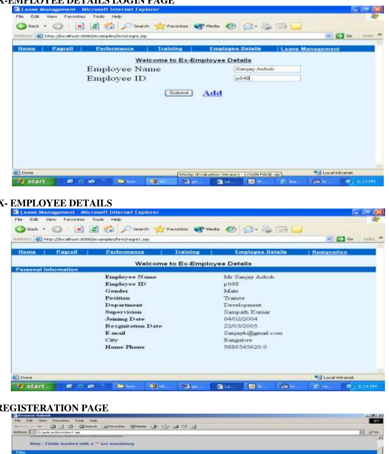 Figure 13 - Human Resource Management System