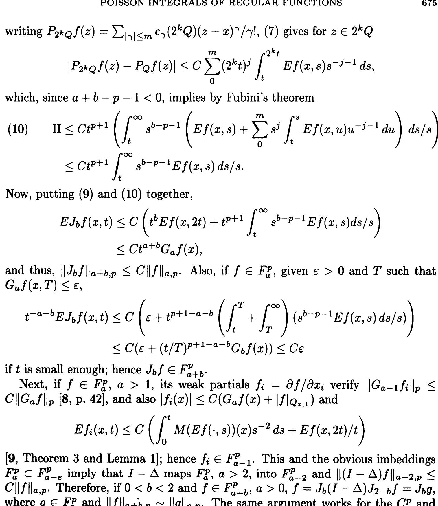 (PDF) Poisson Integrals of Regular Functions
