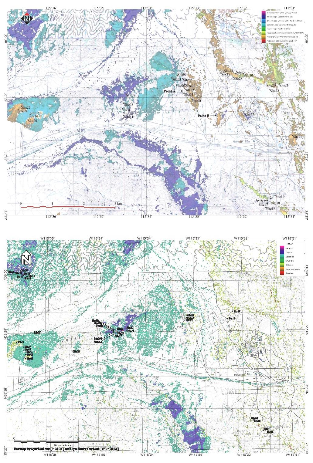 (PDF) Hyperspectral alteration mineral mapping using the POSAM method