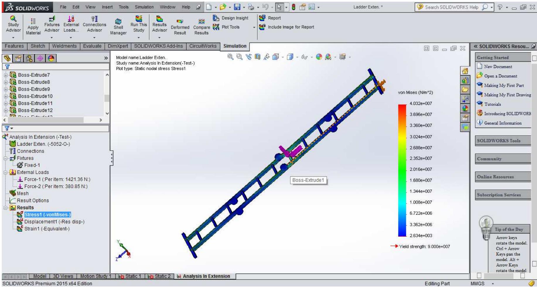 Ladder Rung Solidworks (PDF) Design and Fabrication of A Multi-Purpose , Portable and Foldable ...