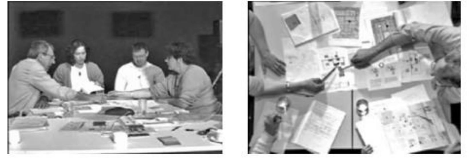 gesture) towards maps (Mondada, 2007). 